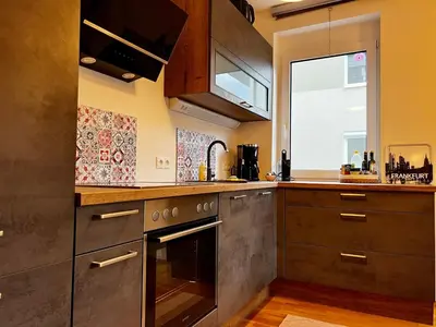 Küche/Küchenzeile in der Unterkunft Ferienwohnung im Sonnendorf Öblarn