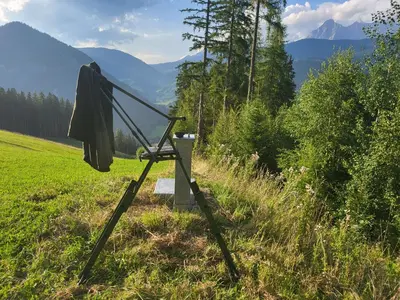 Naturlandschaft in der Nähe des Privatzimmers