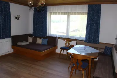 Ein Sitzbereich in der Unterkunft Apartment-Kraft
