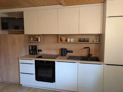 Küche/Küchenzeile in der Unterkunft Appartement Hartl
