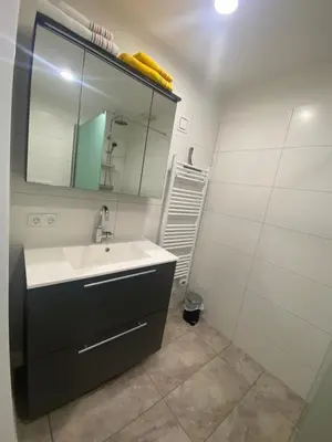 Ein Badezimmer in der Unterkunft Auszeit Salzkammergut Appartements