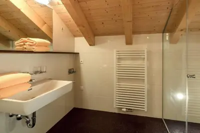 Ein Badezimmer in der Unterkunft Aigenberg Appartements