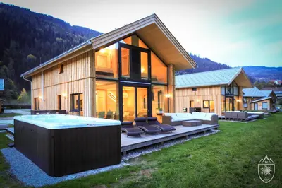 Naturlandschaft in der Nähe des Chalets