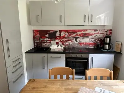 Küche/Küchenzeile in der Unterkunft Ferienwohnung Christine am Weissenbach