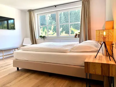 Ein Bett oder Betten in einem Zimmer der Unterkunft Haigis Lodge 1