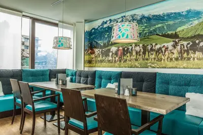 Ein Sitzbereich in der Unterkunft TUI BLUE Schladming