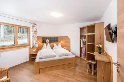 Ein Bett oder Betten in einem Zimmer der Unterkunft Kirchgassers Landhäusl