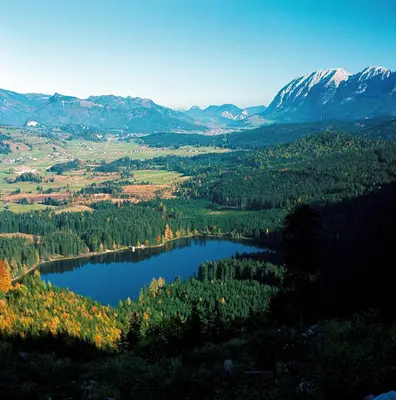 Naturlandschaft in der Nähe des Bauernhofs