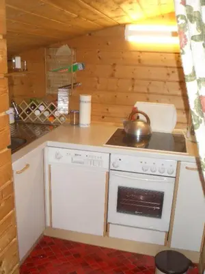 Küche/Küchenzeile in der Unterkunft Appartementhaus Grocke