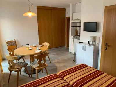 Küche/Küchenzeile in der Unterkunft Appartementhaus Grocke