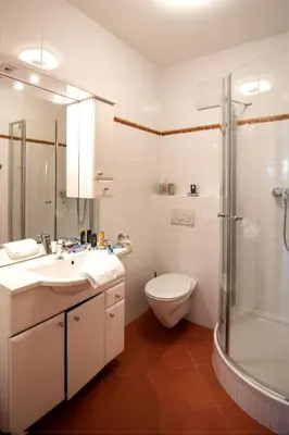 Ein Badezimmer in der Unterkunft Apartmenthaus HAUS Gipfelglück Apartment DOCHSTOA