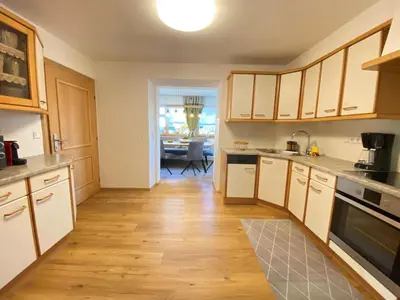 Küche/Küchenzeile in der Unterkunft Chalet Auszeit