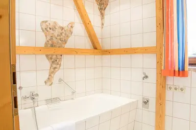 Ein Badezimmer in der Unterkunft Ferienalm Schitter