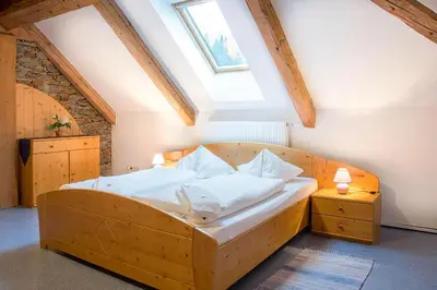 Ein Bett oder Betten in einem Zimmer der Unterkunft Pension Schizentrum Grosseck - Speiereck