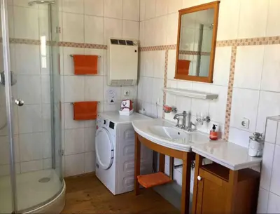 Ein Badezimmer in der Unterkunft Cosy apartment Bad Ischl in quiet residential area - newly renovated
