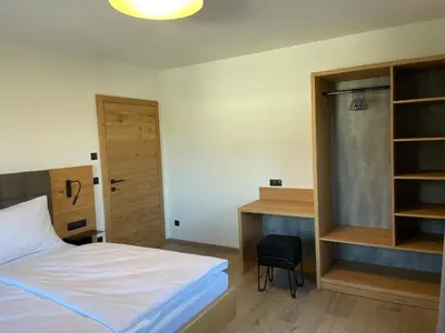 Ein Bett oder Betten in einem Zimmer der Unterkunft HAUSZEIT APPARTEMENTS