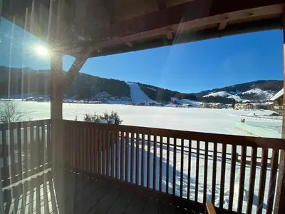 Naturlandschaft in der Nähe des Chalets