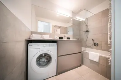 Ein Badezimmer in der Unterkunft Das Conrad by Schladming-Appartements