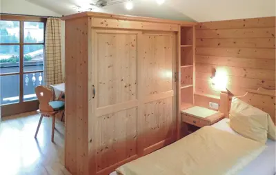Ein Bett oder Betten in einem Zimmer der Unterkunft Ferienwohnung Im Landhausstil