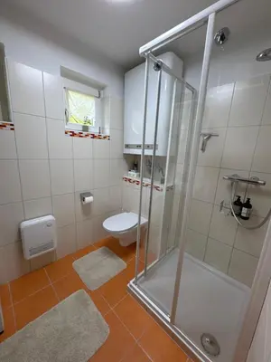Ein Badezimmer in der Unterkunft Alpenchalet im Steirischen Salzkammergut