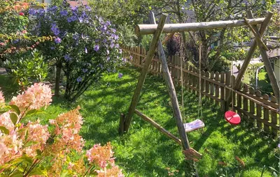 Ein Garten an der Unterkunft Ferienwohnung In Wagrain