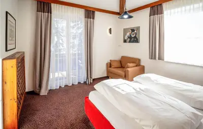Ein Bett oder Betten in einem Zimmer der Unterkunft Schoen Eingerichtete Ferienw
