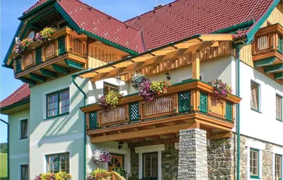 Das Gebäude in dem sich die Ferienwohnung befindet