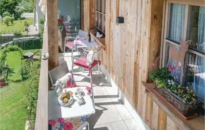Ein Garten an der Unterkunft Ferienwohnung In Kleinarl
