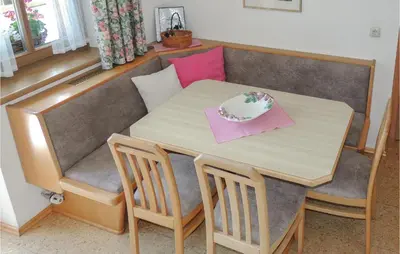 Ein Sitzbereich in der Unterkunft Ferienwohnung In Kleinarl