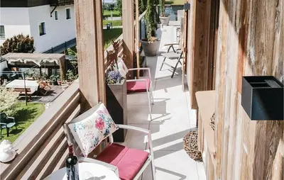 Ein Balkon oder eine Terrasse in der Unterkunft Ferienwohnung In Kleinarl