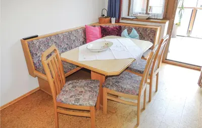 Ein Sitzbereich in der Unterkunft Gemuetliche Ferienwohnung