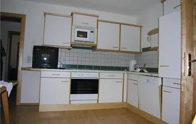 Küche/Küchenzeile in der Unterkunft Große Ferienwohnungkleinarl