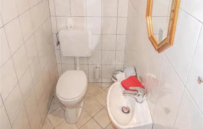 Ein Badezimmer in der Unterkunft Große Ferienwohnungkleinarl