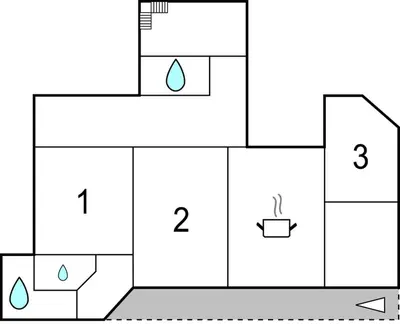 Grundriss der Unterkunft Große Ferienwohnungkleinarl