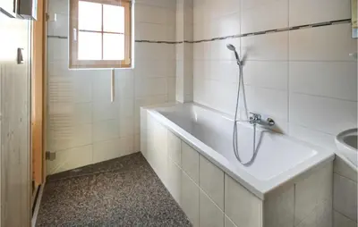 Ein Badezimmer in der Unterkunft Luxurioese Ferienhaus Sauna