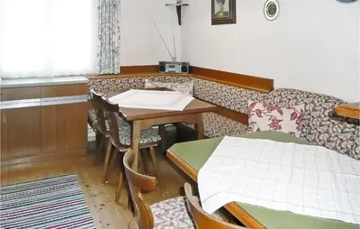 Ein Sitzbereich in der Unterkunft Ferienhaus In Ruhiger Lage