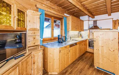 Küche/Küchenzeile in der Unterkunft Ferienhaus In Wagrain