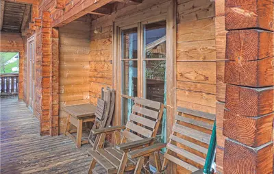 Ein Balkon oder eine Terrasse in der Unterkunft Ferienhaus In Wagrain
