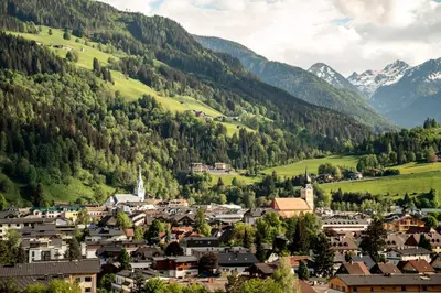 Naturlandschaft in der Nähe der Ferienwohnung
