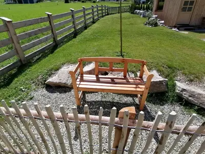 Ein Garten an der Unterkunft Ferienhaus Weißpriach