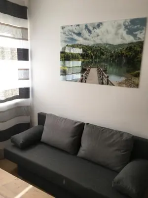 Ein Sitzbereich in der Unterkunft Appartement Melanie