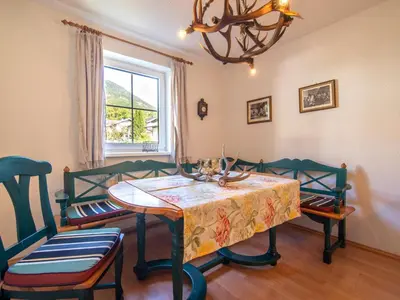 Ein Sitzbereich in der Unterkunft Landhaus Leitzinger OG1