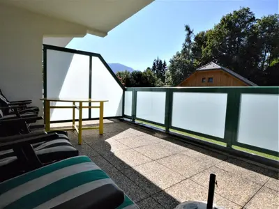 Ein Balkon oder eine Terrasse in der Unterkunft Landhaus Leitzinger EG2