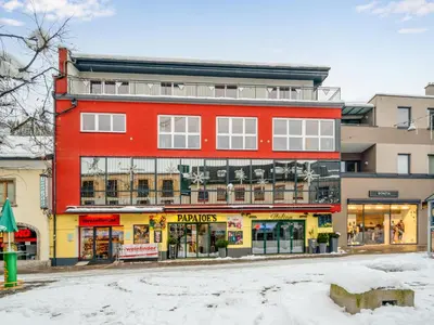 Das Gebäude in dem sich die Ferienwohnung befindet