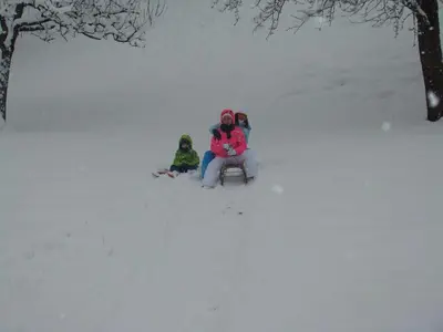 Landgut Feuersang im Winter