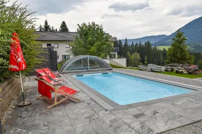 Der Swimmingpool an oder in der Nähe von Salzburger Dolomitenhof