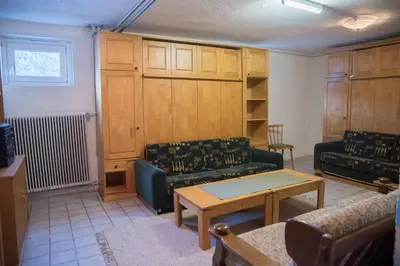 Ein Sitzbereich in der Unterkunft Chalet selfcatering 30 beds Parking pets welcome