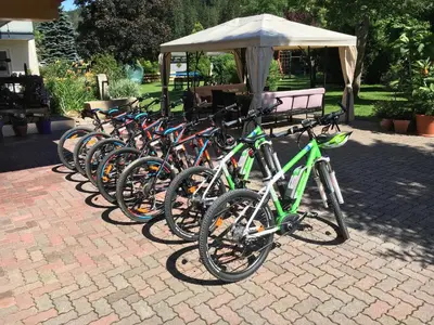 Radfahren an der Unterkunft Aparthotel Kristall oder in der Nähe