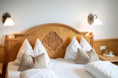 Ein Bett oder Betten in einem Zimmer der Unterkunft Hubengut Bed and Breakfast