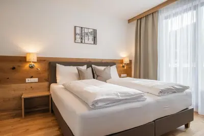 Ein Bett oder Betten in einem Zimmer der Unterkunft Haus Margareth